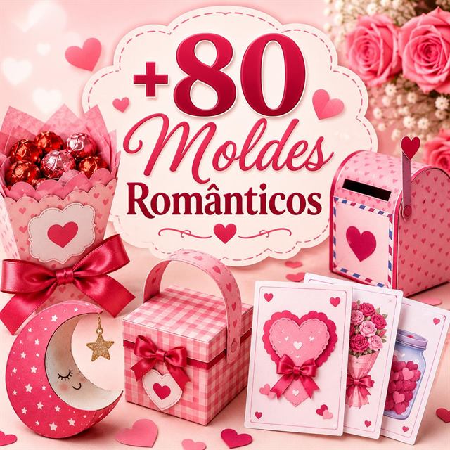 Mais de 80 moldes românticos